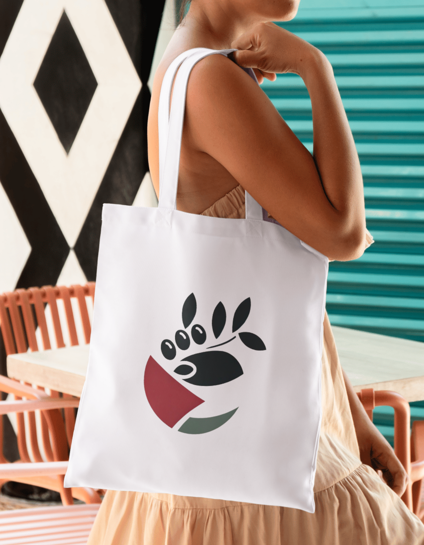 Palestinian Flag canvas Tote bag