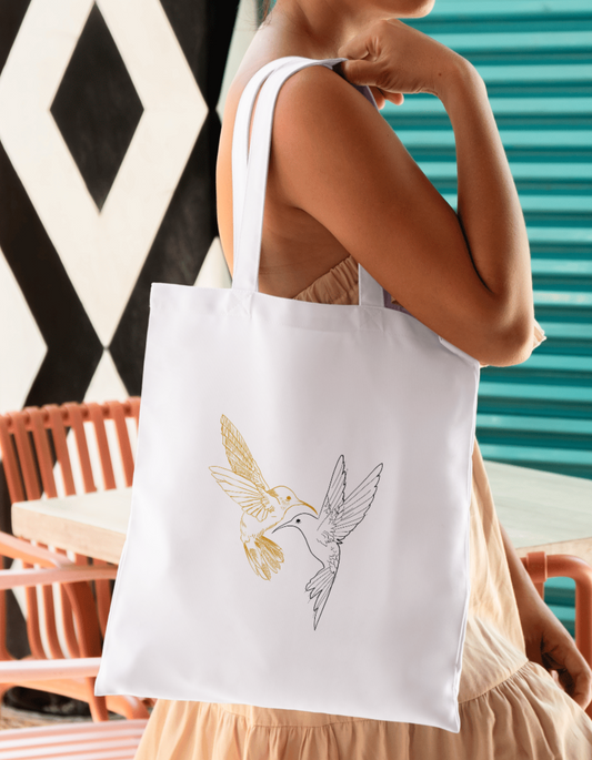 Palestinian Abu Al-Zohour Bird shopping tote bag